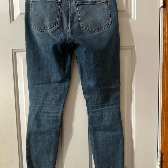 PAIGE Hoxton Ankle in Dezi Destructed distressed skinny ankle jeans 28 - Picture 9 of 13